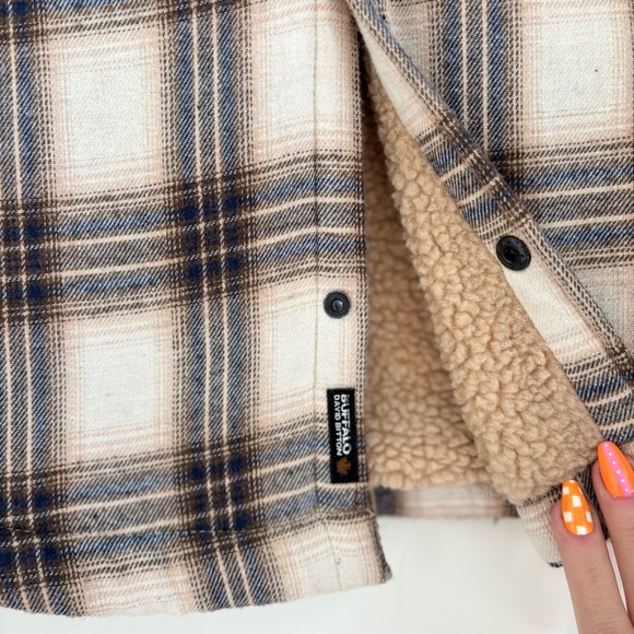 Buffalo David Bitton Mens Shirt Style Shacket Plaid Flannel Jacket X-Large - Picture 8 of 10